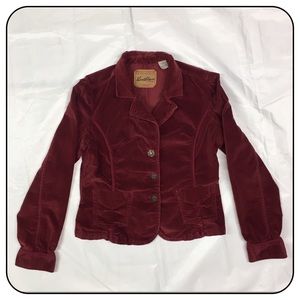 Levi Signature Large Velvet Jeweled Jacket Blazer